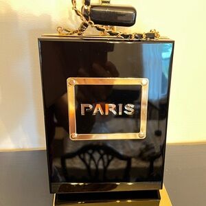 Cologne bottle fashion bag